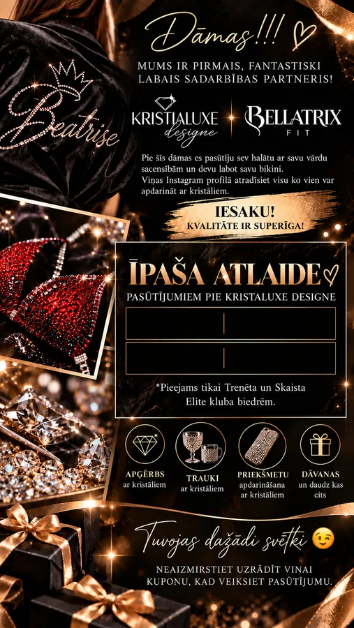 Īpašie piedāvājumi un atlaides kluba biedrēm.